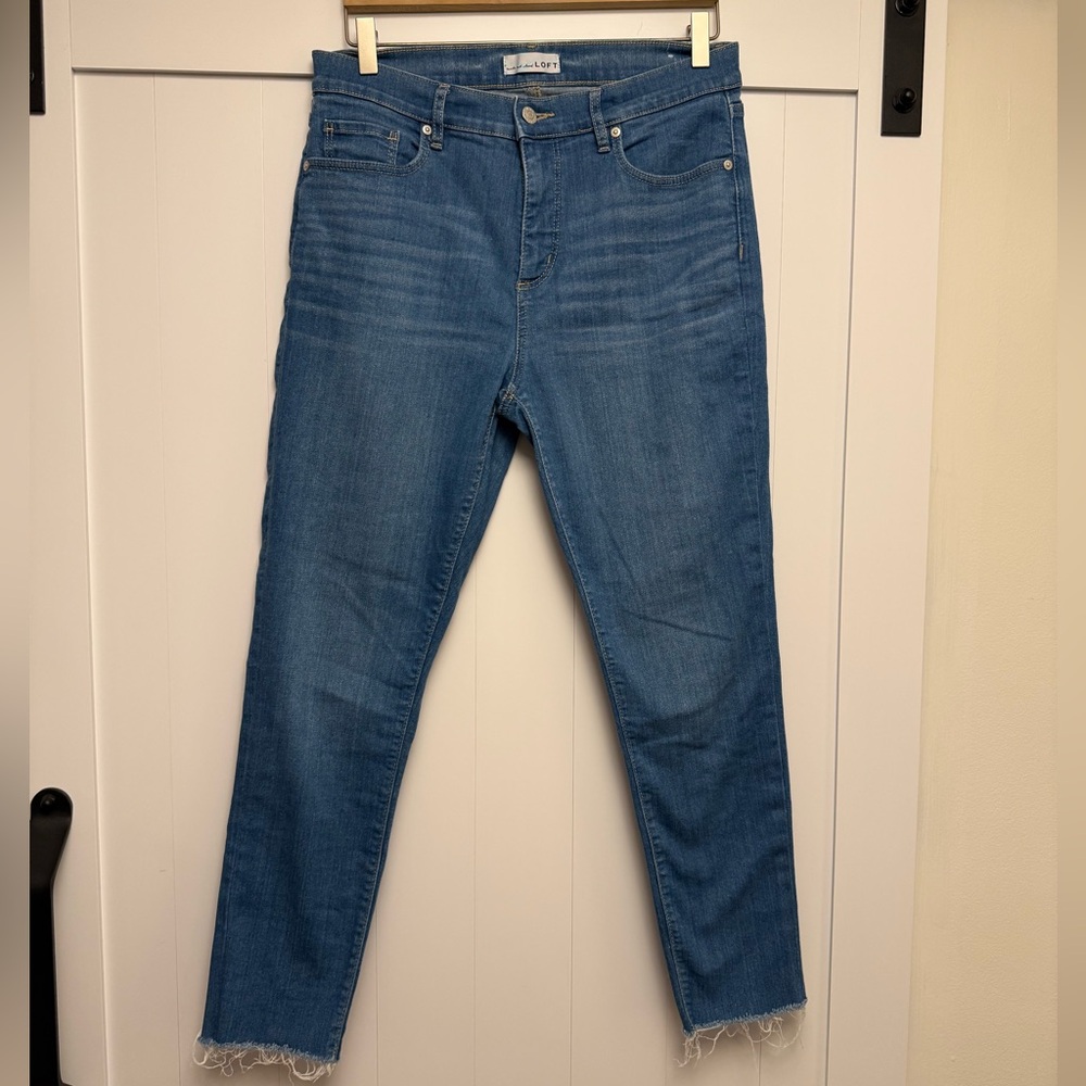 LOFT Classic Blue Ankle Jeans